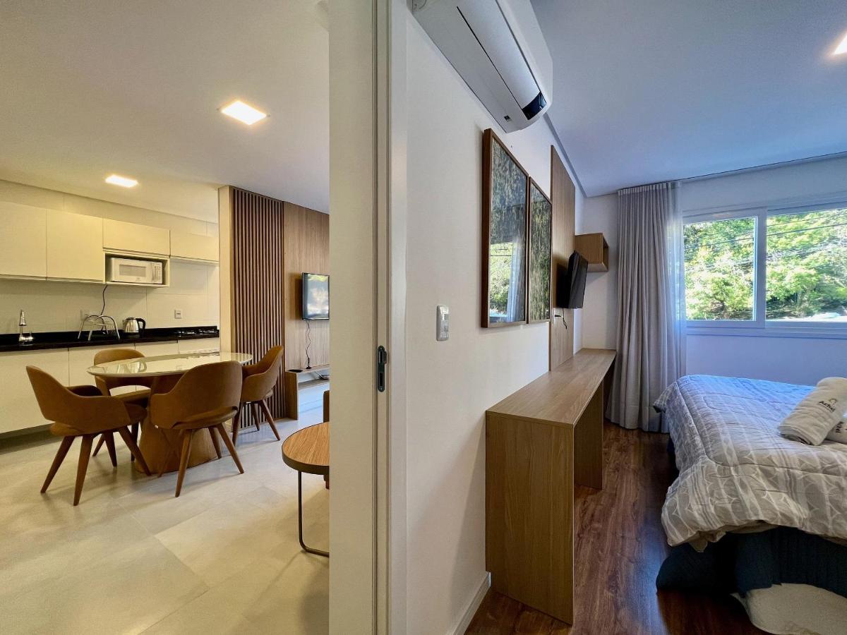 Apartamento Villa Hortensias 1Dorm Centro By Achei Canela Buitenkant foto